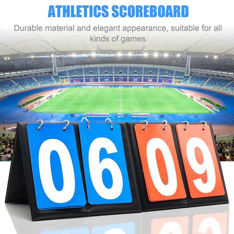 Fizleca 2 Pack Scoreboard Portable, Digital Flip Scoreboard