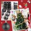 Taeku Christmas Baubles Set, 100 Pieces Christmas Tree Decorations, Plastic,