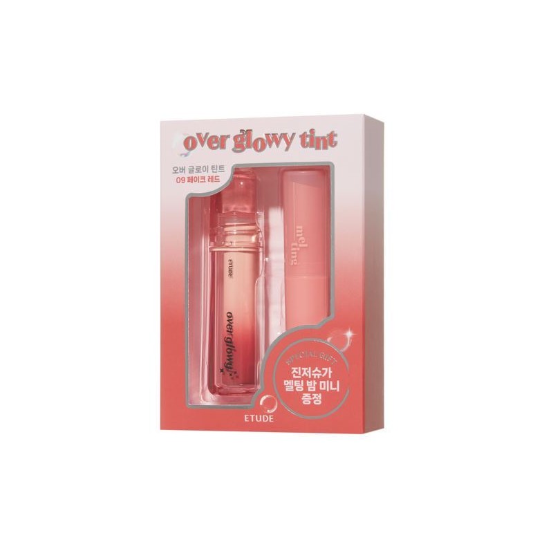 ETUDE Over Glowy Tint 3g - [SET] 09 Fake Red