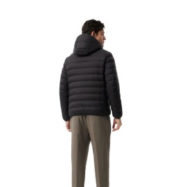 TANBOER Men's Packable Down Jacket Lightweight Winter Windproof Puffer Jacket Hooded Warm Outdoor Down Coats for Travel