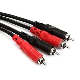Hosa CRA-201 Stereo Interconnect Dual RCA Cable - 3.3 foot