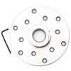 VINWOX 6" Wood Lathe Steel Faceplate, 1-1/4”x8TPI Spindle Thread Woodworking