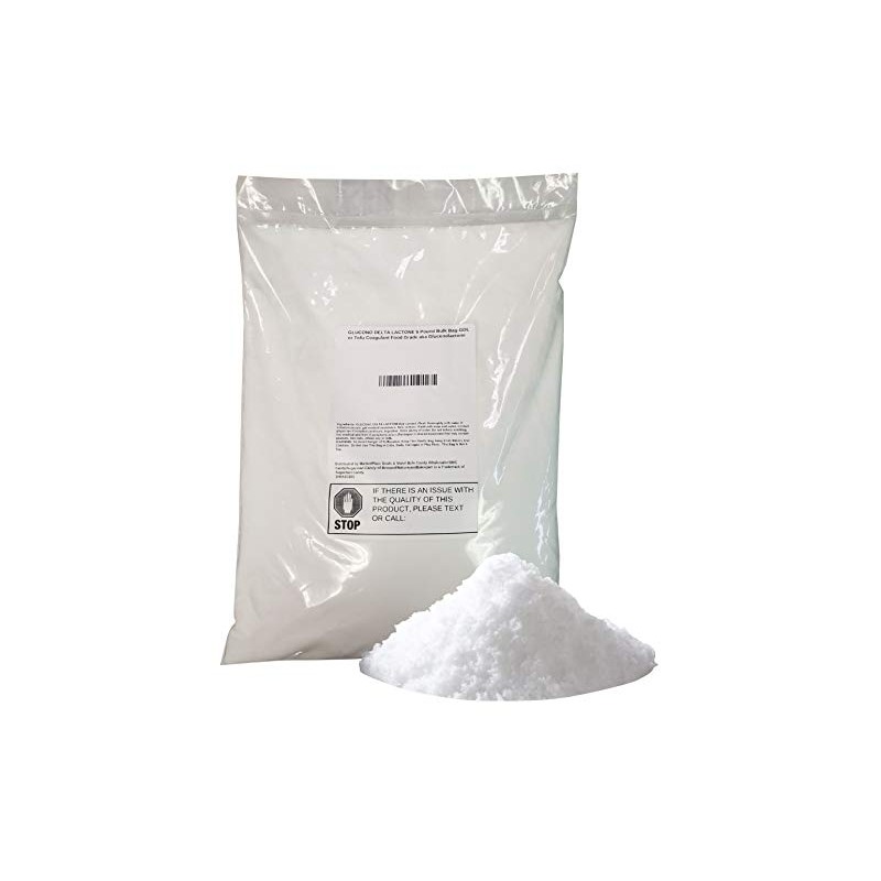 GLUCONO DELTA LACTONE POWDER 5 Pound Bulk Bag-GDL or Tofu