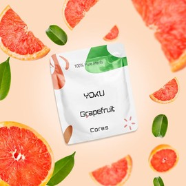 Wooden Aroma Inhaler with Essential Oil Flavored Cores - Scent: Grapefruit Cores  6 Cores