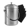 Compost Container Filter, 6-Piece Activated Carbon Filter Set, Kitchen Activated