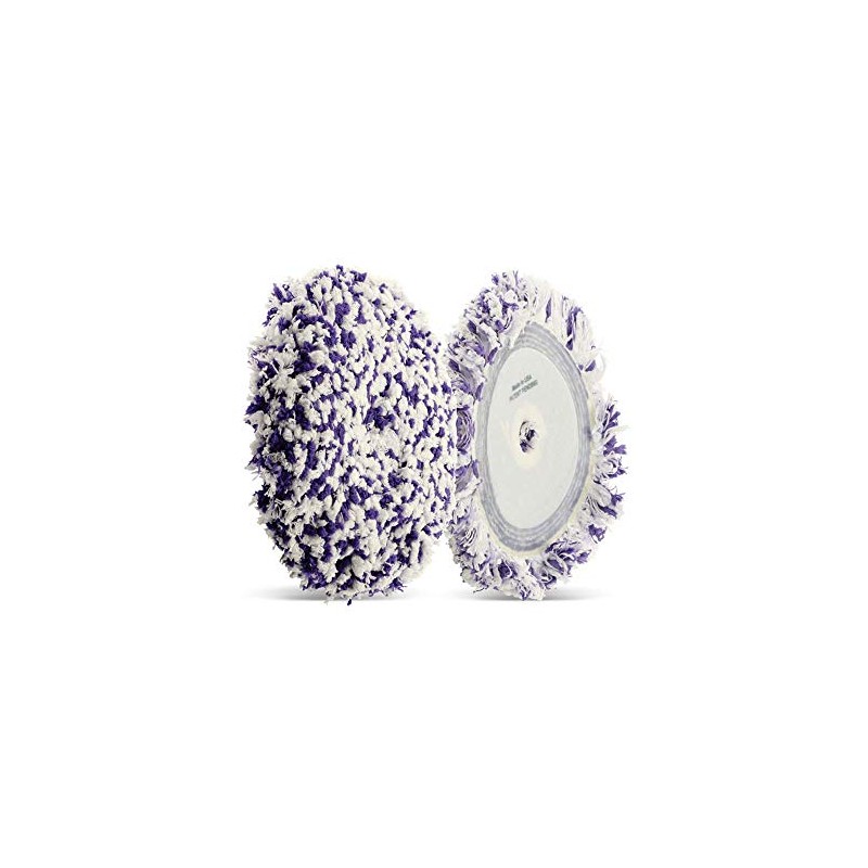 HI-Buff 6" Tufted Microfiber Buffing Pad, Polishing Pad