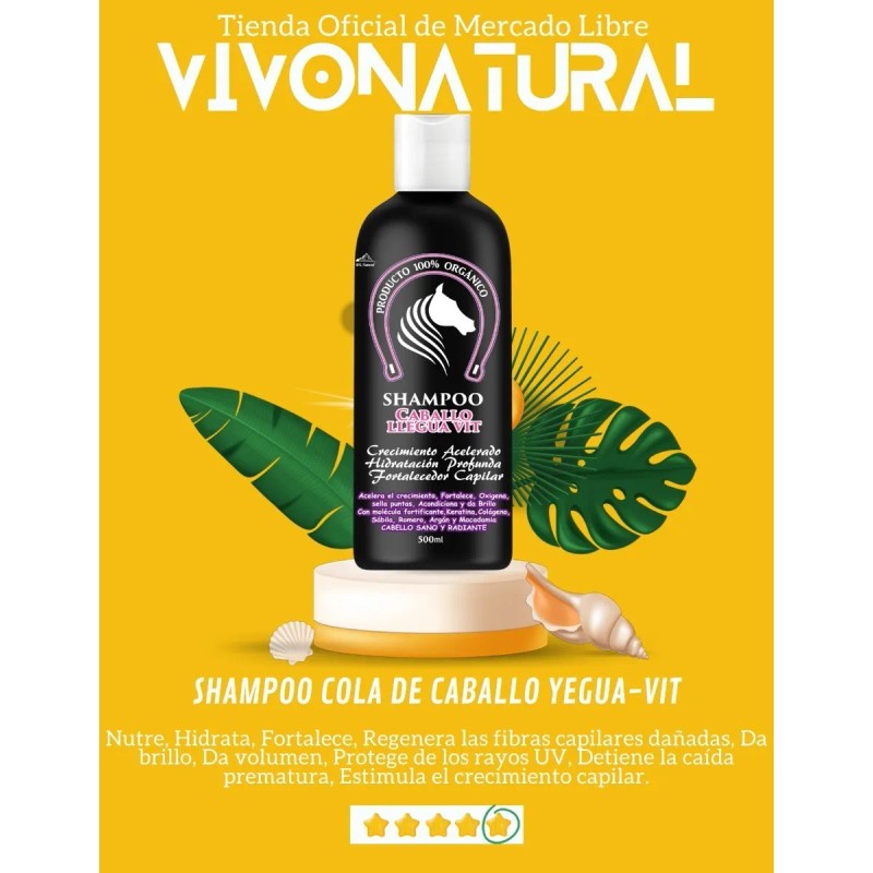 Shampoo Extracto Cola De Caballo + Acondicionador Argan-maca