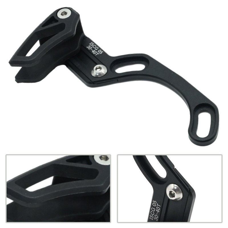 Zreneyfex Mountain Bike Chain Guide, Aluminium Alloy Black MTB Chain