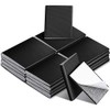 Door Corner Seal Weatherstripping Exterior Door Frame Seal Wedge Draft Stopper Adhesive Corner Seal Pads for Weather Stripping and Draft Protection (Black,16 Pieces)
