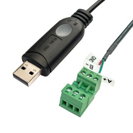 DSD TECH SH-U13 USB to RS485 adapter with Alligator Clips Compatible with Windows Linux and Mac OS