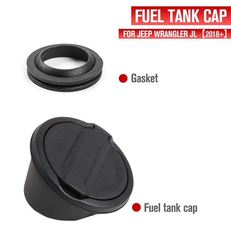 JeCar - Tapa de depósito de gasolina de aluminio compatible