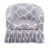 CRFATOP 2 Piece Club Chair Slipcover with Skirt Printed Tub