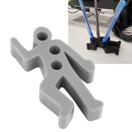 Luqeeg Realistic Crime Scene Pencil Holder, Dead Fred Pencil & Pen Holder for Desk, Desk Pen Holder, Realistic Figurine Pen Holder, Funny Gifts & Office Desk Accessories (Gray)