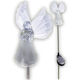 Solar Wholesale 1033-2 Solar Angel Lights Garden Stakes (Box of 2 Units)