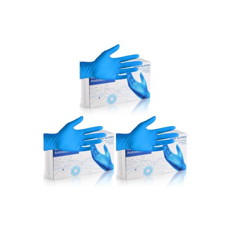 PEIPU Nitrile Disposable Gloves - Powder Free and Latex Free