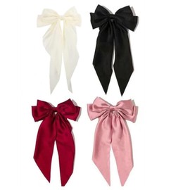 Pack of 4 Bows Hair Clips, Women's Hair Bows, French Large Bow, Hair Clips