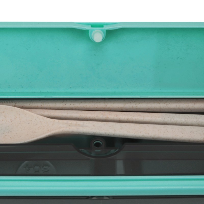 Lunch Box Double Layer Microwave Safe Leakage Proof Stainless Steel