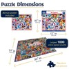 White Mountain Puzzles Ski Posters - 1000 Piece Jigsaw Puzzle