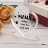 Funnli Gifts for Mum, Heart-Shaped Acrylic Decoration, Birthday Gift for