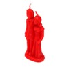 Red Marriage, Bride and Groom Candle, Decorative Ritual Wedding Couple