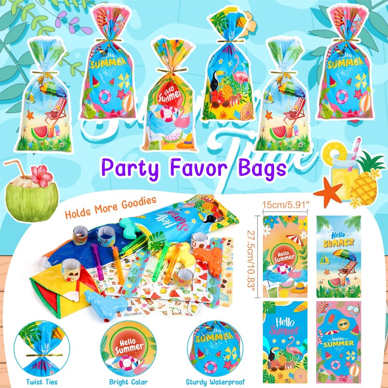 12 Pack Beach Pool Party Favors Bulk, Summer Party Favors