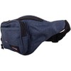 Mens/Ladies Soft Polyester Bum Bag/Waist Bag with Multiple Pockets -