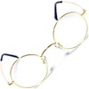 Berkut Date Glasses, Lightweight, Fatigue Resistant, Eye-friendly Lenses, gold/clear