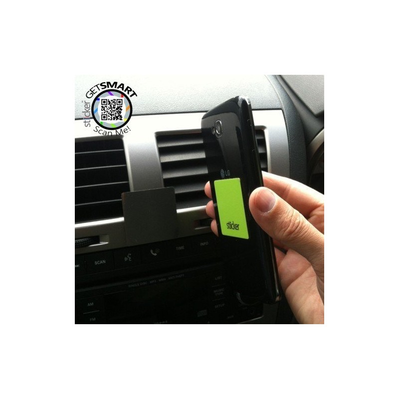 Stiicker Mobile Magnet Mount for Smartphones, Zesty Green