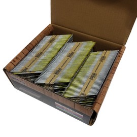 3 1/4" x .131 Smooth Shank Framing Nails, Paper Strip Collated, Clipped Head, Hot Dip Galvanized (30-34 Degree) - 2500pcs Box (DHSNS-314.131)