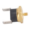 5PCS KSD301 Copper Thermostat Bimetal Normally Closed M4 Snap Disc