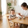mono-deco よだれかけ スタイ 4枚セット ベビー 綿100% 襟6層 360度回転 お食事エプロン 洗い替え