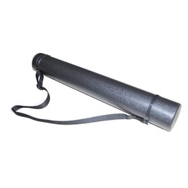 TOPARCHERY Telescopic Tube Archery Arrow Quiver Arrows Holder Case Shoulder Strap Belt Hunting 63cm - 110cm (Black 2)