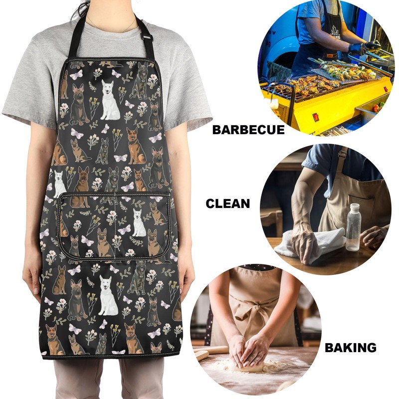 G2TUP German Shepherd Aprons Germanshepherd Owner Gifts German Police Dog