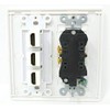 RiteAV - 15 Amp Power Outlet 3 Port HDMI Decorative