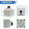KEYMOO 32A Rotary Changeover Switch With Exterior Box, 3 Position
