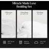 Miracle Made Sateen TWIN Luxe Sheets, 4-piece Bed Sheet in
