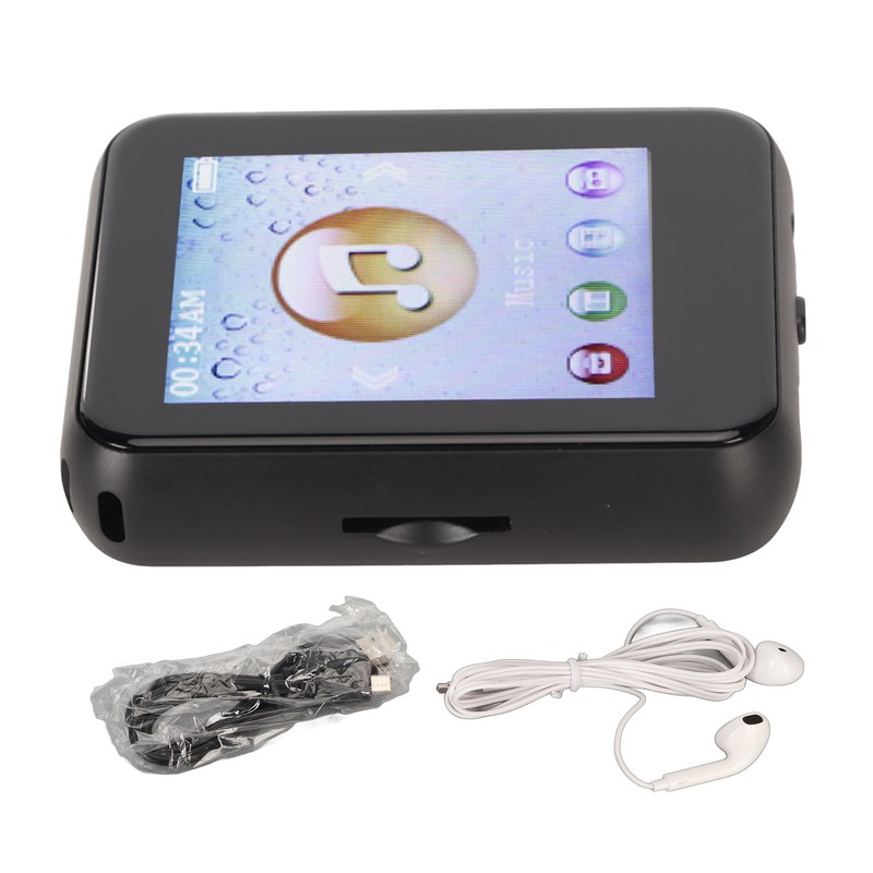 MP3 Bluetooth Player HiFi Lossless 1.8 Inch Touch Screen Support
