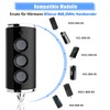 pepape 2 x hand-held transmitters for Hörmann HSE4-868-BS HSE2-868-BS HS4-868-BS,