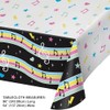 Trendware Birthday Beats Disco Party Paper Tablecloths, 3 ct