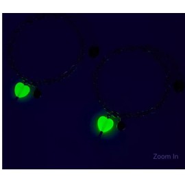 Claire’s Glow In The Dark BFF candy charm bracelet lollipop jewelry Set