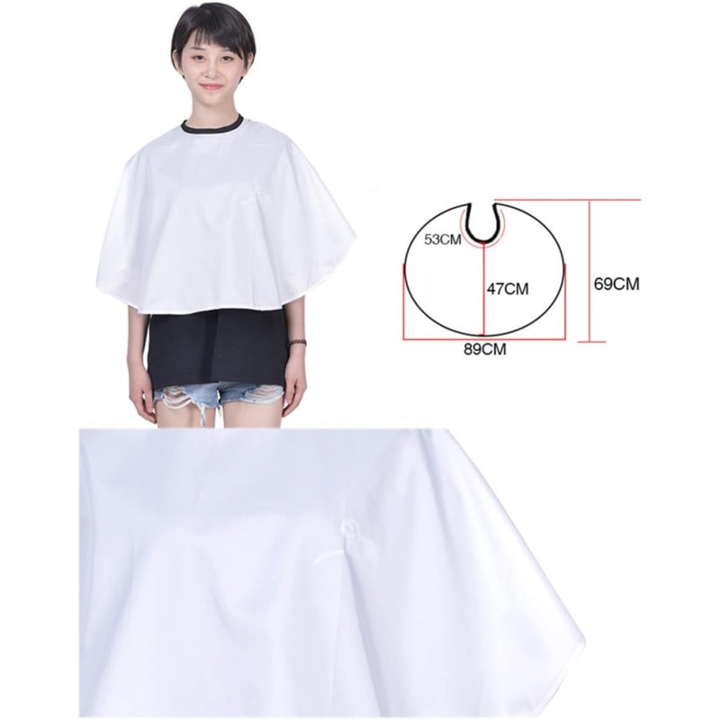 Capa Ajustable de Nylon de Peluquería para Corte de Cabello