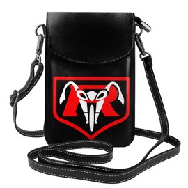 JMI Kamen Rider Smartphone Pouch, Genuine Leather, Shoulder Bag, Thin, Women's, Men's, Mini Pouch, Popular, Wallet, Crossbody Bag, Black