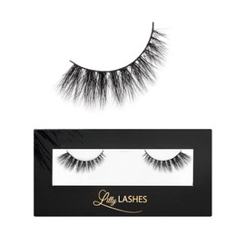 Lilly Lashes Doha 3D Mink Lashes, The Original Lilly Lash for Wispy & Natural Look, Reusable Eyelashes up to 25x, Fluffy Eyelashes, Strip Lashes, Lash Glue not Included