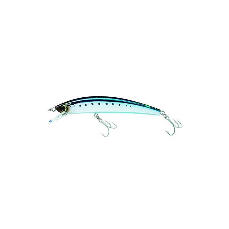 Yo-Zuri Crystal Minnow Yozuri Crystal Minnow Sinking Lure, Blue Back
