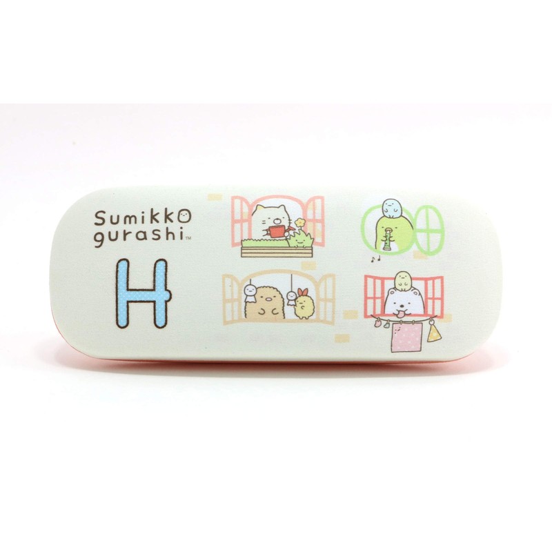 Sumikko Gurashi Initial Glasses Case H