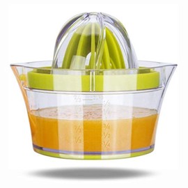 LHKJ Manual Lemon Squeezer, Citrus Juicer, Plastic Juicer with Container, Orange Hand Press, Professional Quality Juicer, Lime Squeezer, Fruit Press