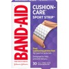 A potential shorter version of the product title could be: "Band-AID Cushion-Care Sport Strips: 30 Count, Pack of 3