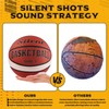Kzovone Silent Basketball with Cover-Size 7 Indoor Basketball, Soundless Foam