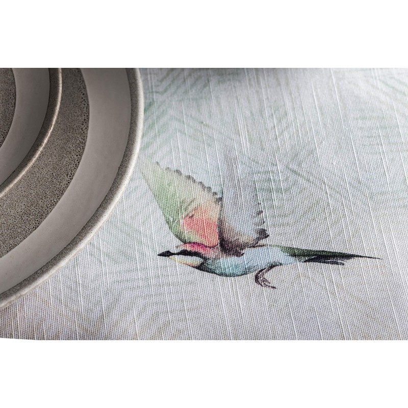 Maison d' Hermine Tablecloths 100% Cotton 140cm x 230cm Decorative