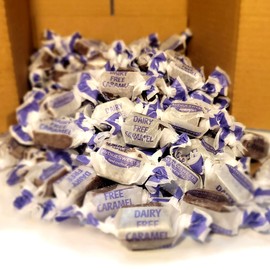 AvenueSweets - Handcrafted Organic Dairy Free Vegan Individually Wrapped Soft Caramels - 1 lb Box - Sea Salt Chocolate
